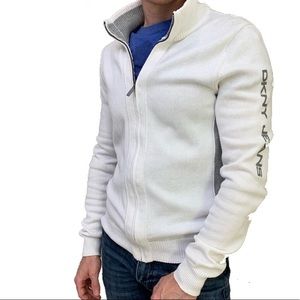 Men’s DKNY Full Zip Knit Cardigan